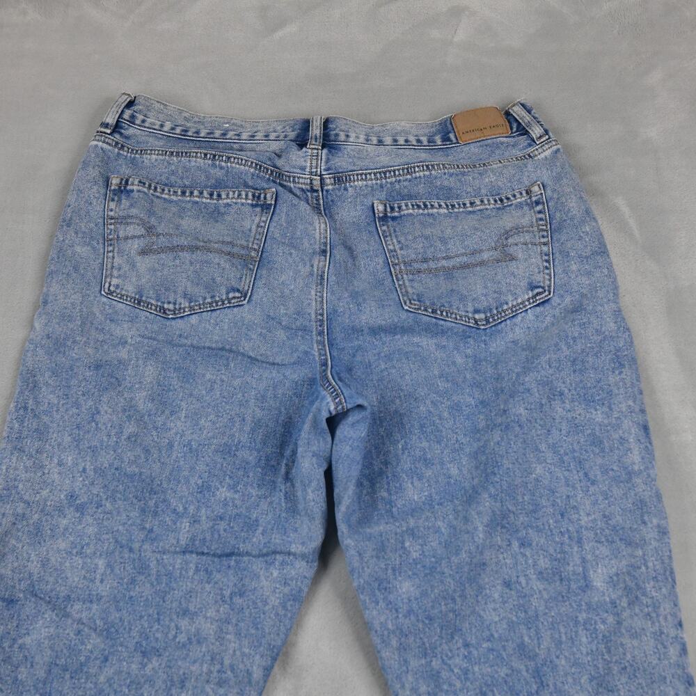 American‎ Eagle Jeans Womens 14 Long (31x29) Mom Jean Hi-Rise Blue Denim - Picture 6 of 11